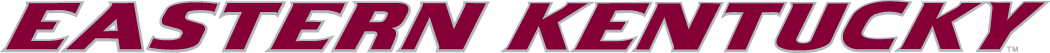 Eastern Kentucky Colonels 2004-Pres Wordmark Logo 03 vinyl decal